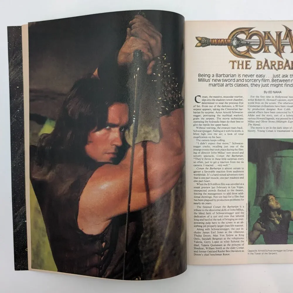 STARLOG Magazine 59 June 1982 Conan The Barbarian Arnold Schwarzenegger SciFi
